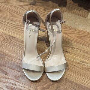 Lulu's Shimmering Gold Heels
